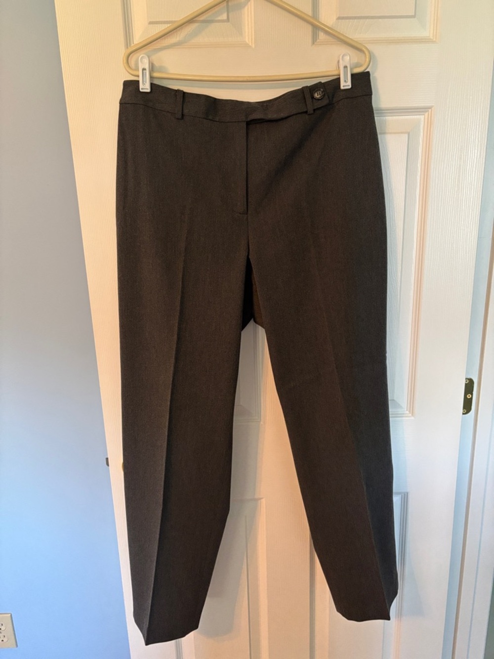 Women’s Gray Pleated Dress Pants